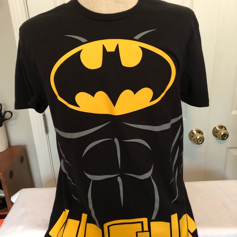 DC Batman Kids Costume T-Shirt - Black and Yellow